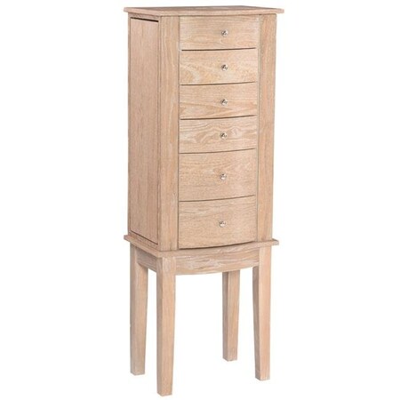 Powell Powell D1318J20N Marlot Jewelry Armoire; Natural D1318J20N